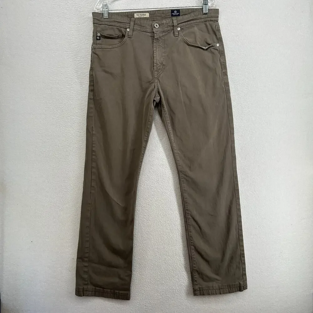 AG ADRIANO GOLDSCHMIED Jeans Mens 34x34 The Protege Stretch Cotton Gray USA VTG